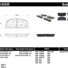 StopTech 309.02420 Street Performance Front Brake Pad