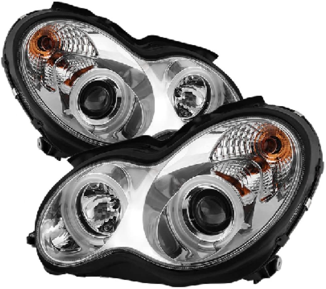 Spyder Auto PRO-YD-MBW203-CCFL-BK Mercedes Benz Halo Projector Headlight