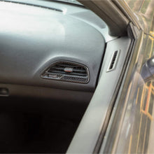 Voodonala for Challenger Center Console Air Condition Outlet Vent Trim Accessories for Dodge Challenger 2015 up (Carbon Fiber Grain, 4ps)