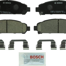 Bosch BC1401 QuietCast Premium Ceramic Disc Brake Pad Set For 2009-2016 Toyota Venza; Front