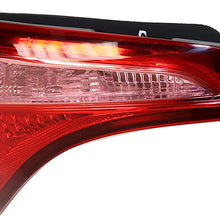 Tail Light Assembly Compatible with 2017-2019 Toyota Corolla Halogen Driver Side