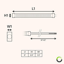 8" Red + Amber LED Motorcycle Turn Signal & Brake Tail Light Strip [IP67 Waterproof] [Dual Row] [RED Tail & Brake] [Amber Sequential Turn Signals] Flexible Tail Light Strip for Motorcycle Trailer ATV