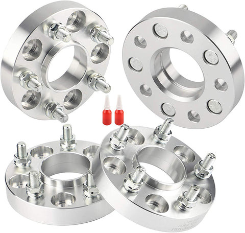 Rying 5x114.3 Wheel Spacers for Nissan Inifinit Selected Vehicles, 1 inch 66.1mm CB Hubcentric Wheel Spacers 5x4.5 for 350Z 370Z G35 G37 with 12x1.25 Studs, Bonus Thread-Locking Adhesives