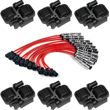 MAS Ignition Coils with Plug Wire Sets for Mercedes-Benz C CL CLK ML Class 1997-2009 OEM# UF359 5C1226