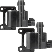 ECCPP Set of 2 Ignition Coil Packs Compatible for Toyota Tacoma/Camry/4Runner/Solara/RAV4/T100 UF180 UF181 5C1298 C1133