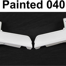 Rear Bumper Ends Painted 040 Super White W/Sensor Set For Toyota Tacoma TO1105138 TO1104138