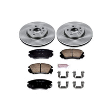 Power Stop KOE5334 Autospecialty By Power Stop 1-Click Daily Driver Brake Kits Front Incl. 12.6 in. OE Replacement Rotors w/Z16 Ceramic Scorched Brake Pads Autospecialty By Power Stop 1-Click Daily Driver Brake Kits
