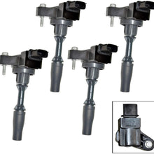 Set of 4 OEM Ignition Coils For Buick Cadillac Chevrolet GMC 2013-2018 Compatible with GM 12654078 & 12652405