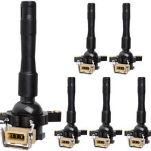 Ignition Coils 6-Pack Compatible with BMW 525i 528i 530i M3 X5 Z3 323i 323is 325Ci 352i 352Xi 325Xi 328i 328iS 330Ci 330i 330Xi 2.5L 2.8L 3.0L 3.2l L6