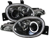 Spyder Auto 5017420 Dodge Neon 95-99 / Plymouth Neon 95-99 Projector Headlights - LED Halo - Black - High H1 (Included) - Low H1 (Included) (Black)