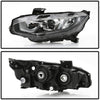 Jdragon Compatible with 16-18 Civic Sedan/Coupe Headlight Replacement Driver/Left Side DX/EX-L/LX/EX