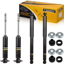 Maxorber Front Rear Shocks Struts Absorber Left Right Driver Passenger Side Compatible with Dodge Ram 1500 2WD RWD 2002 2003 2004 2005 2006 2007 2008 Shock Absorber 344398 344385 37206 37207