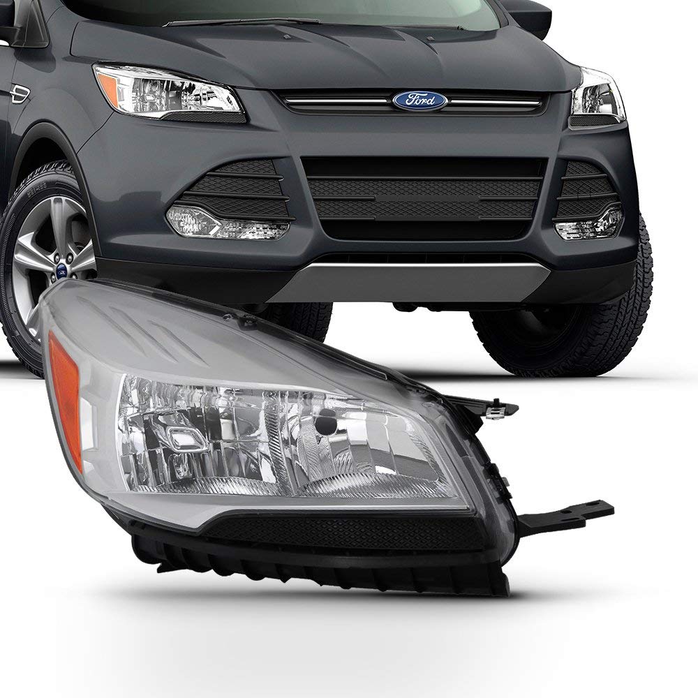 For 2013 2014 2015 2016 Ford Escape [Factory Halogen] Headlight Passenger Right Side RH