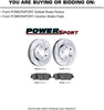 PowerSport Front Slotted Rotors Kit + Ceramic Brake pads BLSF.76045.02