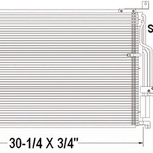 CPP Air Conditioning Condenser for 04-10 Audi A8 Quattro AU3030124