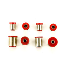 Andersen Restorations Red Polyurethane Control Arm Bushings Set Compatible with Chevrolet Full Size OEM Spec Replacements (8 Piece Kit)