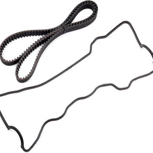 TUPARTS Timing Belt Kit with Water Pump Tensioner Bearing Replacement for 1987-2001 Toyota Camry