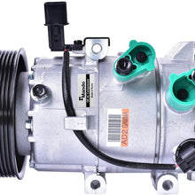 New Mando 10A1445 AC Compressor with Clutch Original Equipment (Pre-filled Oil)