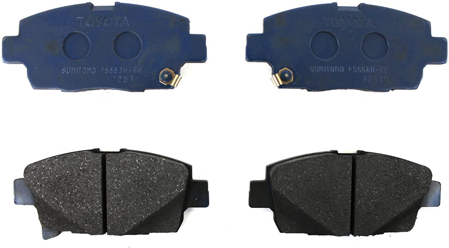 Toyota Genuine Parts 04465-52210 Front Brake Pad Set