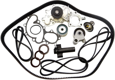 Timing Belt Kit w/Water Pump Kit Fit for 95-04 Toyota Tacoma Tundra T100 4Runner 3.4L V6 DOHC 5VZFE