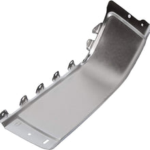 Rear Left Chrome Bumper End Cap Without Sensor Hole Replacement For 15284307 GM1104149 Fits 2007-2013 Chevy Silverado GMC Sierra 1500 XFE Hybrid 2500 HD 3500 HD Steel Driver Side