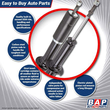 For Geo Prizm & Toyota Corolla 1993-2002 Pair Rear Strut Assembly - BuyAutoParts 75-825482E New