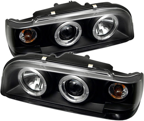 Spyder Auto Volvo 850 Black Halogen Projector Headlight (PRO-YD-VO85092-HL-BK)