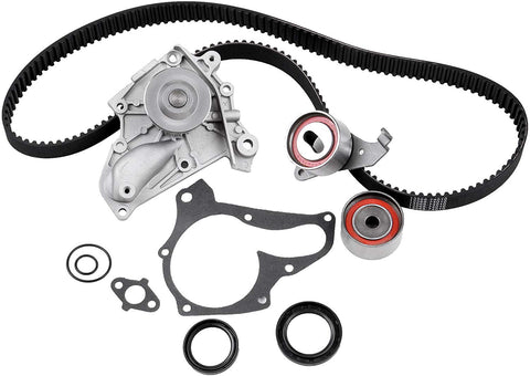 Timing Belt Water Pump Kit, ECCPP TBK138WP For 1987-2001 Toyota Camry Celica Solara 2.0L 2.2L Timing Belt Water Pump Tensioner 3SFE 5SFE