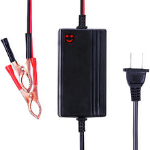 12V to 14.8V Automatic Lead Acid Battery Charger/Maintainer, 1.2A Trickle Charger for car, Truck, Boat, Motorcycle, RV, Lawn Tractor