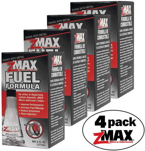 zMAX 51-106 Fuel Formula - Easy to Use - Engine Treatment Reduces Carbon Build-Up & Lubricates Metal Extending Life of Car or Truck - Runs Efficiently, Improving Gas or Diesel Mileage - 6 oz. Single