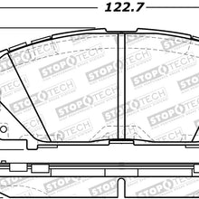 StopTech 308.11841 Street Brake Pads; Front with Shims and Hardware