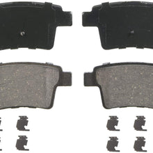 Wagner QuickStop ZD1071 Ceramic Disc Pad Set Includes Pad Installation Hardware, Rear