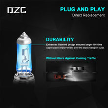 DZG H11 Halogen Headlight Bulbs Fog Lights PGJ19-2 5500K Warm White 12V 55W, 2 Pack