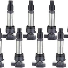 SCITOO 100% New 8pcs Ignition Coil Set Compatible with Buick Lucerne Cadillac DTS/Seville/Deville 2004-2006 Automobiles Fit for OE: UF564 C1556