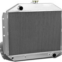OzCoolingParts 4 Row Core All Aluminum Radiator for 1966-1979 67 68 69 70 71 72 73 74 75 76 77 78 Ford F100 F150 F250 F350 Bronco Chevy V8 Engine
