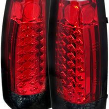 Spyder Auto ALT-YD-CCK88-LED-RC Chevy C/K Series 1500/2500/3500/Chevy Tahoe/GMC Yukon/Chevy Blazer Red Clear LED Tail Light