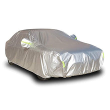 Shieldo Heavy Duty Car Cover with Windproof Straps and Buckles 100% Waterproof All Season Weather-Proof Fit 170"-190" Length Sedan