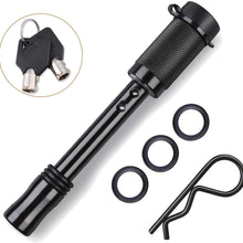 Kohree 5/8 inch Trailer Hitch Locking Pin, Solid Harden Steel Tow Receiver Hitch Lock with Extra Safety Clip & Anti Rattle O-Rings Fits Class III IV V 2 inches and 2-1/2 inches Receiver
