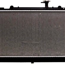 RUILIJIA Automatic AT Aluminum/Plastic Radiator 1 Row Fit 2003 2004 2005 2006 2007 2008 Mazda 6 2.3L L4 L32115200C