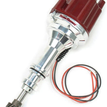 Pertronix D130801 Flame-Thrower Plug and Play Non Vacuum Advance Red Cap Billet Electronic Distributor with Ignitor II Technology for Ford Small Block