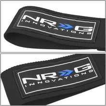 NRG Innovations TOW-125BK Front/Rear Bumper 2.25 Inches Wide Nylon Towing Hook Belt Strap + LED Keychain Flashlight
