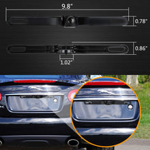 WiFi License Plate Backup Camera, 720P HD Car Rear View Reverse Camera Work with Most Smart Devices, IP68 Waterproof, IOS13 OR Above NOT Compatible