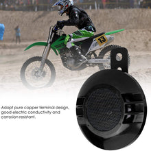 Oenbopo Snail Horn Loudspeaker Loud Electric Universal for 12V Motorcycle Car Black 110dB 430HZ