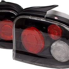 Spyder 5002488 Dodge Neon 95-99 Euro Style Tail Lights - Signal-3157(Not Included) ; Reverse-3157(Not Included) ; Brake-3157(Not Included) - Black (Black)