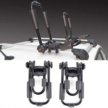 HANSCOSTAR 2pcs J-Bar Kayak/Canoe/Surf Ski/Boat/Snowboard Roof Rack Carrier Mounted on Car SUV and Truck Crossbar