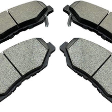 Bapmic D914-7795 Front Ceramic Brake Pads Kits for Honda Fit Element CR-V Civic Accord (Pack of 4)