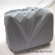 Tuningpros SFC-S4 Semi-Custom Fit Grey Waterproof Rain Barrier Non-Woven Fabric Car Cover, Fit up to Size 189.8" x 70.1"