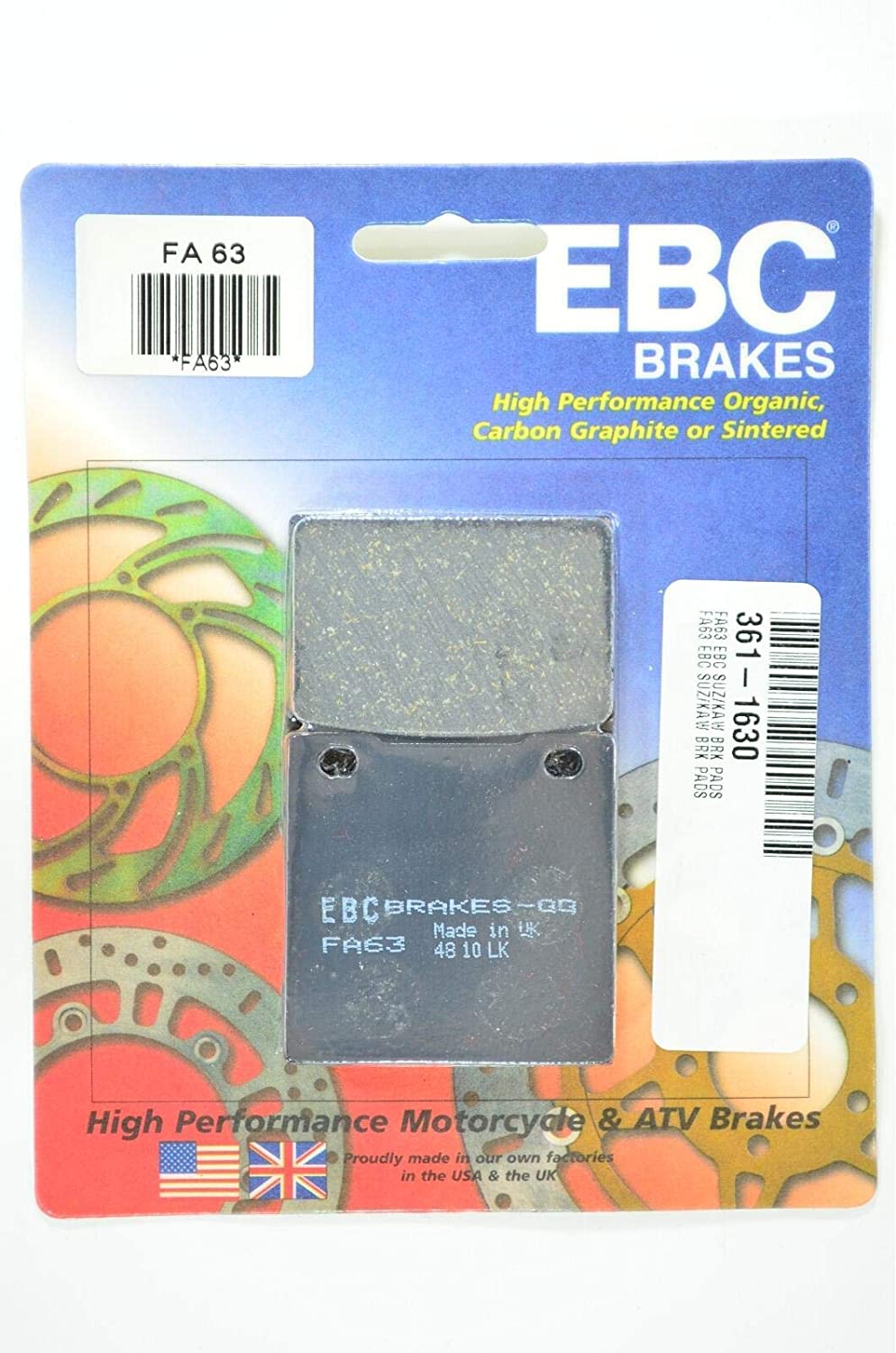 EBC Brakes FA63 Disc Brake Pad Set