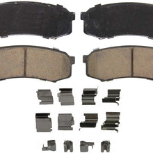 Wagner QuickStop ZD606 Ceramic Disc Pad Set, Rear
