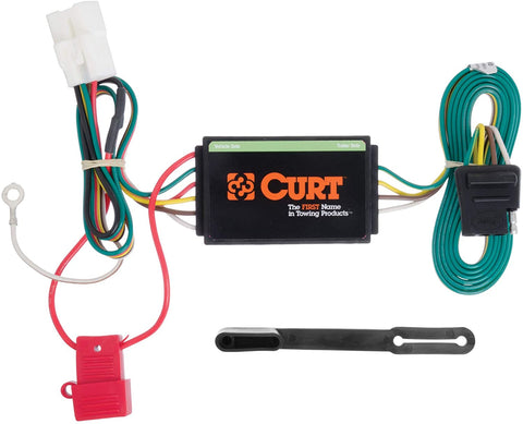 CURT 56040 Vehicle-Side Custom 4-Pin Trailer Wiring Harness, Select Subaru Ascent, Forester, Outback, Crosstrek, XV